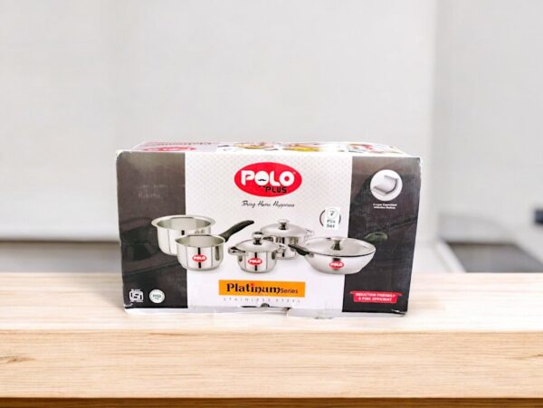 Poloplus Platinum Series-7 Pieces Cookware Set - Image 2
