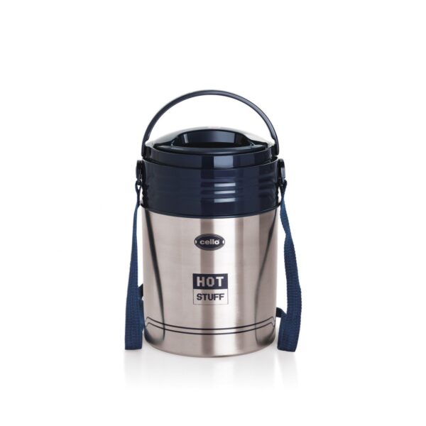 Cello Hot Stuff 4 Stainless Steel Insulated Lunch Box | Leak Proof Tiffin Box | Silver - Image 4