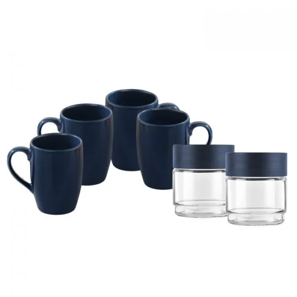 CELLO Midori Gift Set | Storage Jar With Stylish Tea/Coffee Mugs Combo - Image 7