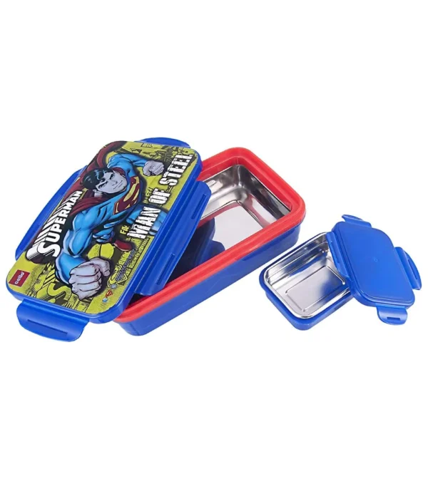 Cello HI-Lunch Big Deluxe Insulated Lunch Box | Kids Tiffin Box with Inner Steel and Stainless Steel Veg Box