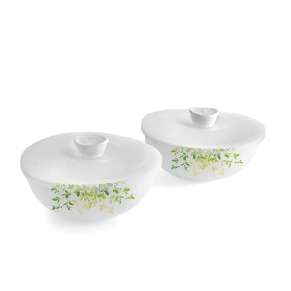 Cello Opalware 2pcs Mixing Bowl Set (Small) | White - Image 2