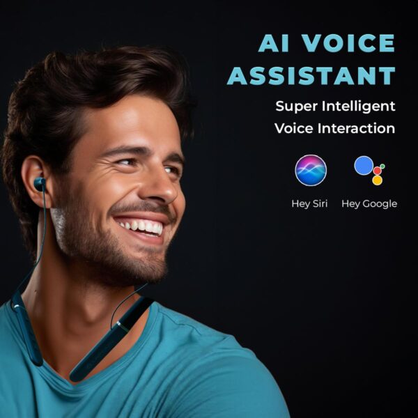 Lapcare Wooband 108 Wireless in Ear Bluetooth V5.3 Neckband with Upto 20Hrs Playtime - Image 6