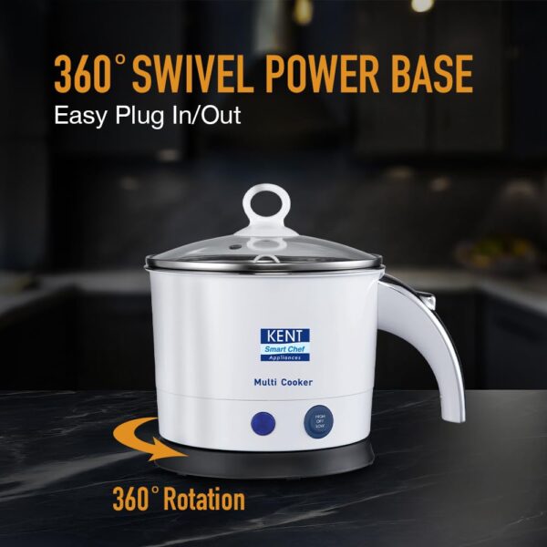 KENT Kettle Electric Multi Cooker Cum Steamer 1.2 liters 800W | Multi Kettle - Image 7
