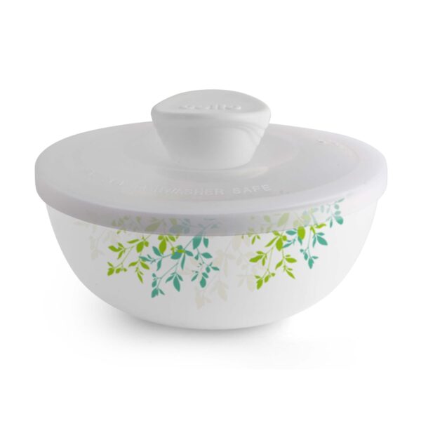 Cello Opalware Royale 3 Pieces Mixing Bowl Set with Lid | White | 500ml, 1000ml, 1500ml - Image 2