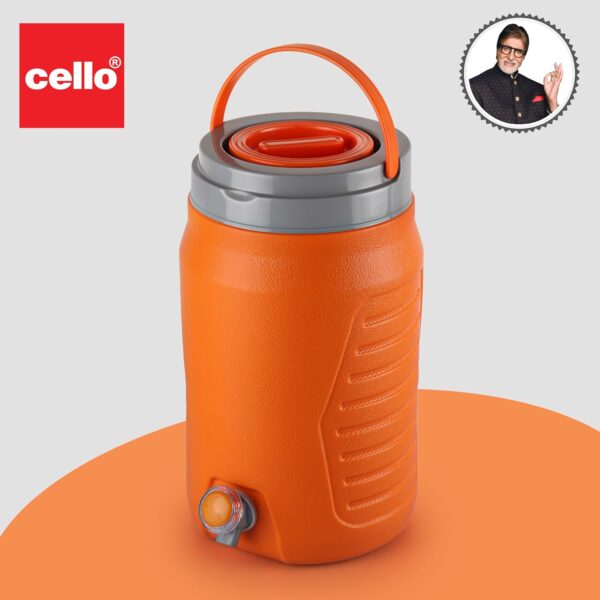 Cello Igloo 6000ml Plastic Insulated Water Jug | Thermos | Inner Stainless Steel | 6 Liter | Large Size - Image 3