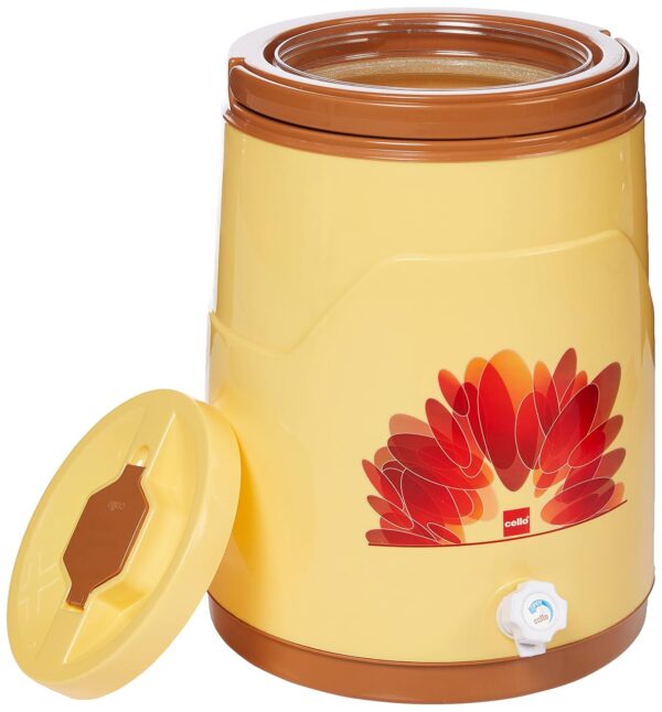 Cello Fountain Plastic PU Insulated Water Jug, 20 Liter | Leak Proof Thermos | Leak Resistant - Image 2