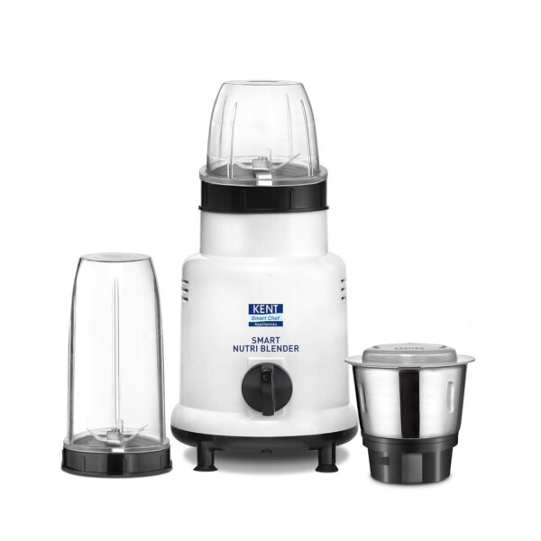Kent Smart 3 Jar Nutri Blender Machine 450W (16067)	| Electric Juicer Mixer Grinder | White