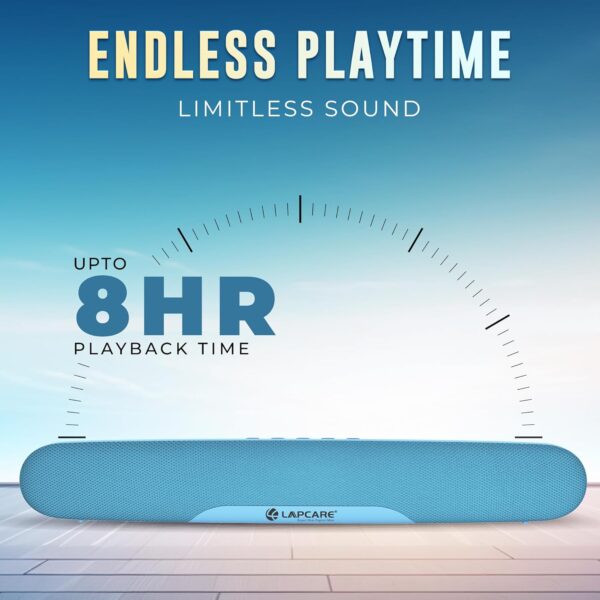 LAPCARE Musi Bar VI Bluetooth Speaker 5.3 Soundbar with 16W RMS with Dynamic Drivers |Stereo Sound - Image 3