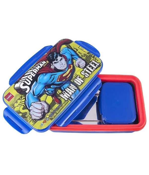Cello HI-Lunch Big Deluxe Insulated Lunch Box | Kids Tiffin Box with Inner Steel and Stainless Steel Veg Box - Image 4