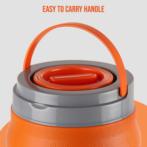 Cello Igloo 6000ml Plastic Insulated Water Jug | Thermos | Inner Stainless Steel | 6 Liter | Large Size - Image 5