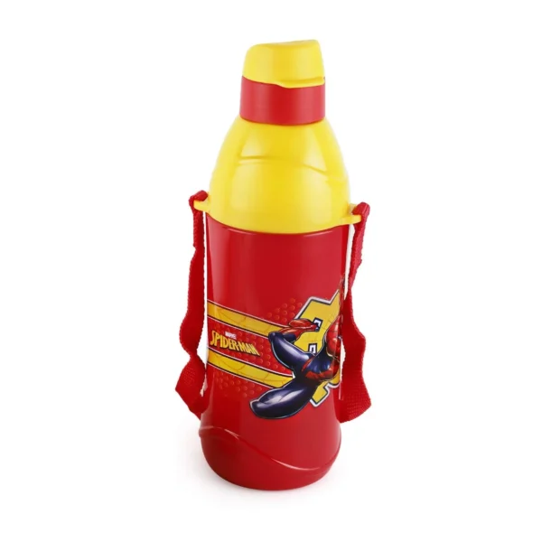 Cello Plastic Joy Lunch Box 650ml & Water Bottle Spiderman 400ml Combo Set (Red) - 2 Pieces | Kids Tiffin Box - Image 3