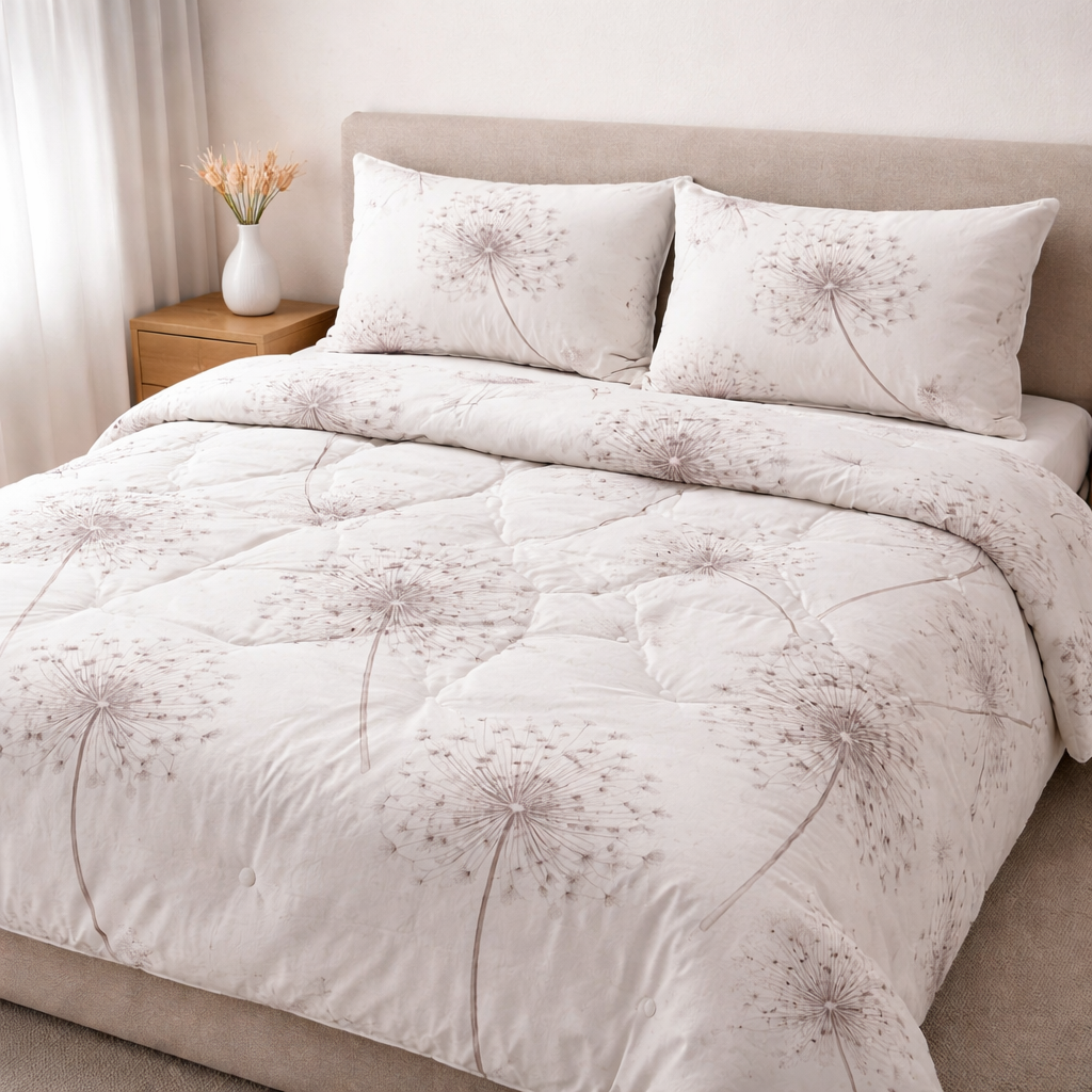 Kingston Venus 4-Piece Bedding Set – Premium Bedsheet with 2 Pillow Covers & Comforter | Ultra Soft, Breathable & Cozy Double Bed Set - Image 2