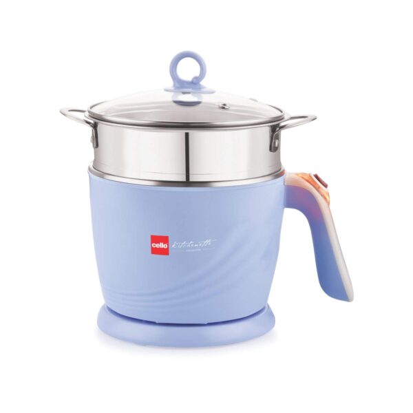 Cello 100 B Electric Multi Utility Cooker - 1.2 Litre	| Electric Multi Kettle | Steamer - Image 5