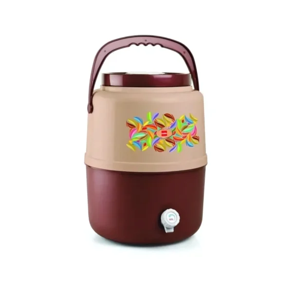Cello Indus Plastic Insulated Water Jug - 22 Liter | Leak Proof Thermos