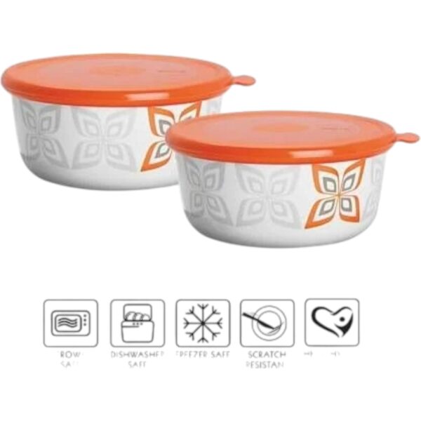 Cello Celebrations Rosty 3 Pieces Container Set - 350ml, 500ml, 1000ml - Image 2