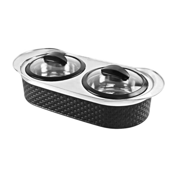 Cello Aristocrat Twin Insulated Serve Casserole (1L+1L) - Image 2