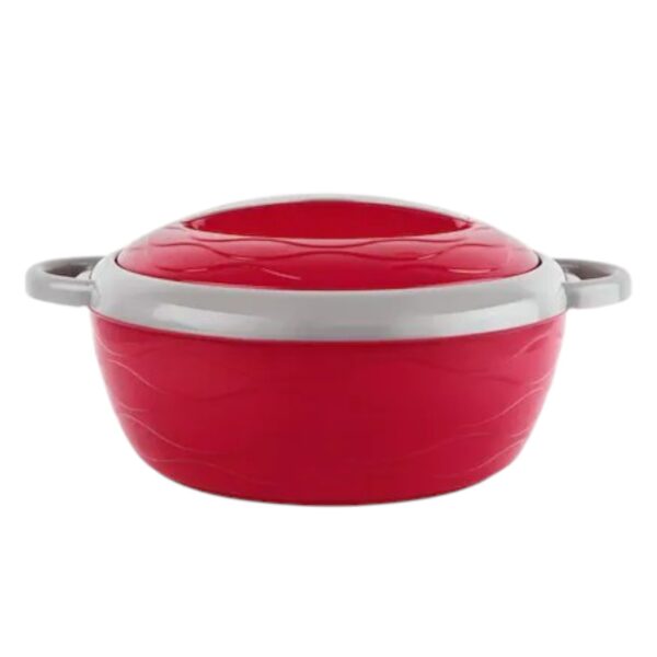 Cello Hot Flavour Insulated Hot Pot - 1500ml | Inner Stainless Steel Casserole | Roti Server | Maroon | Leak Proof