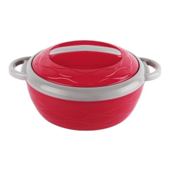 Cello Hot Flavour Insulated Hot Pot - 1500ml | Inner Stainless Steel Casserole | Roti Server | Maroon | Leak Proof - Image 3