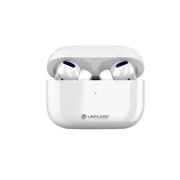 Lapcare Bluetooth Twinpods LBTB-213 | White Wireless Earbuds - Image 2