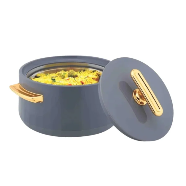 Warmeo Pearl 2 Pieces Inner Stainless Steel Insulated Casserole Set (2000ml, 2500ml) - Image 2