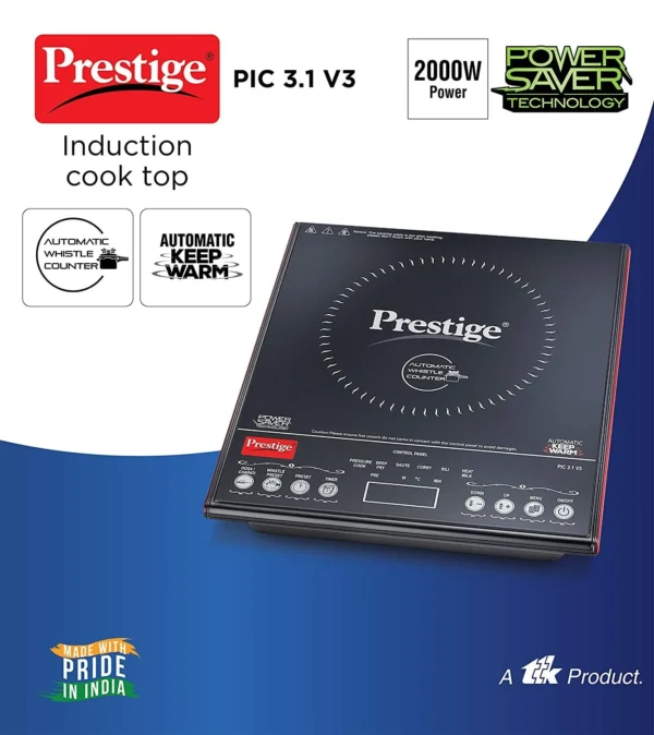 Prestige PIC 3.1 V3 2000-Watt Electric Induction Cooktop - Image 4
