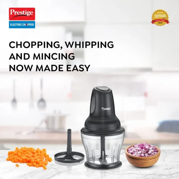 Prestige PEC 4.0 Multi-Purpose Electric Vegetable & Fruit Chopper 250W - Image 3