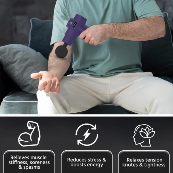 Lifelong Handheld Pain Relief-Massage Gun LLGM117 - Image 3