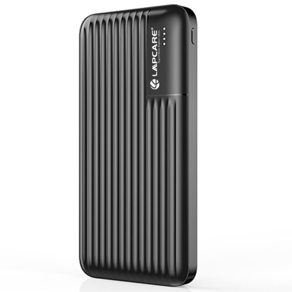 Lapcare Smart Tank III 10000mAh Power Bank LPB-414 (Black) | Fast Charging | Dual USB Port | Led Indicator | Light Weight