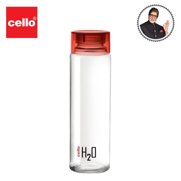 Cello Royale 4 Borosilicate 400ml Glass Container Lunch Box Round With Glass 500ml Water Bottle Combo - Image 3