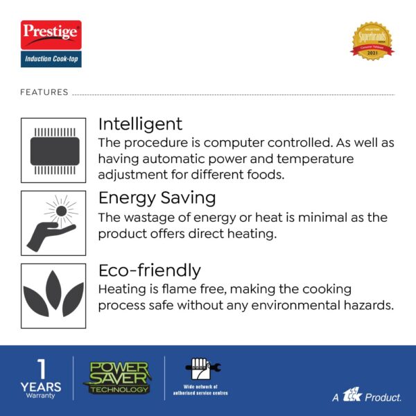 Prestige Rio Electric Induction Cooktop - 1200W - Image 4