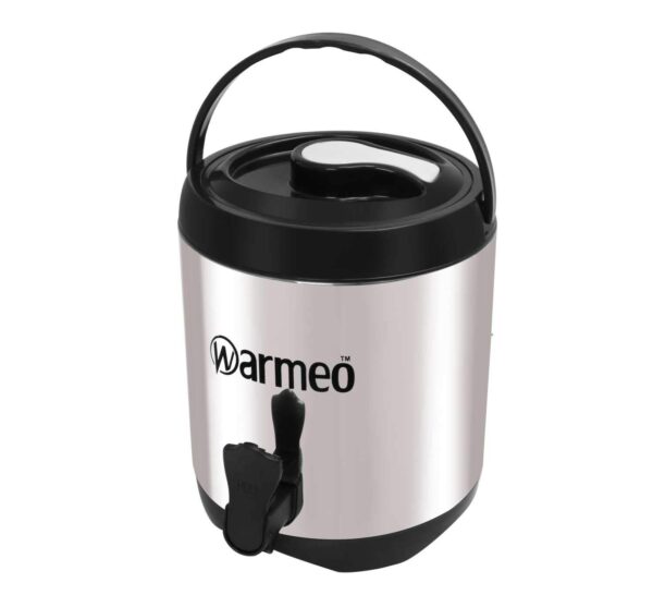 WARMEO Chiller Stainless Steel Insulated Water Jug 6000ml | Silver | Hot Or Cold Thermos - Image 4