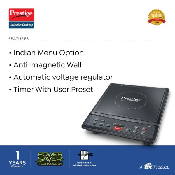 Prestige Rio Electric Induction Cooktop - 1200W - Image 5