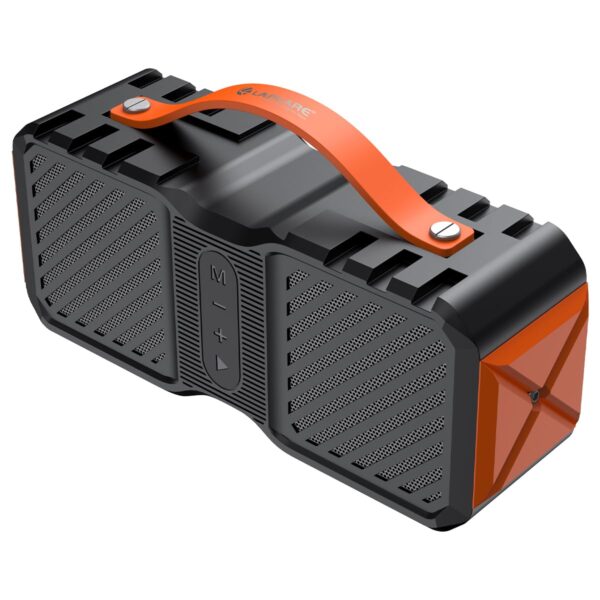 LAPCARE Storm LBS-999 Wireless Bluetooth 24 Watt Portable Speaker, 10 Hours Playtime, Micro SD Option, FM, Aux Port and in-Built Mic - Black