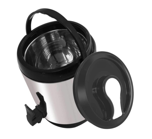 WARMEO Chiller Stainless Steel Insulated Water Jug 6000ml | Silver | Hot Or Cold Thermos - Image 3