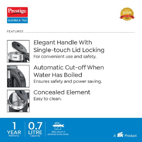 Prestige PKDSS 0.7 Electric Multi Kettle 700ml - Image 3