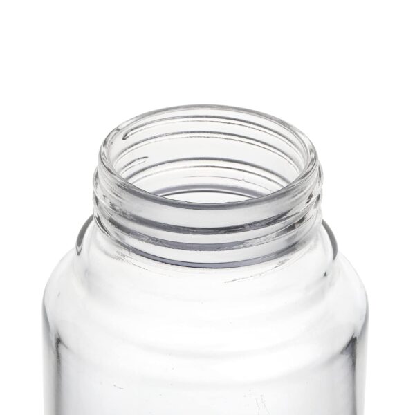 Cello Royale 4 Borosilicate 400ml Glass Container Lunch Box Round With Glass 500ml Water Bottle Combo - Image 2
