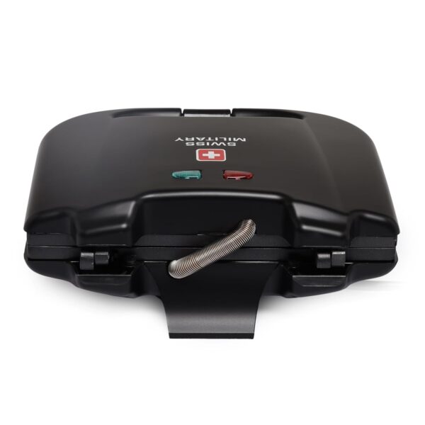 Swiss Military Club Class 2 Slice Electric Grill Sandwich Maker 800W | Nonstick Sandwich Machine - Image 5