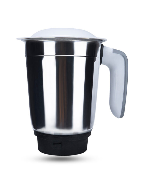 Swiss Military Bliss 3 Stainless Steel Jars Electric Mixer Grinder, 500 Watts | White | 3 Level Speed Control - Image 4