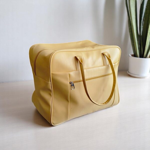 Kingston Duffle Bag | Travel Hand Bag | Yellow - Image 2