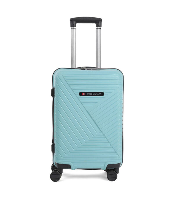 Swiss Military Zurich 55cm Hard Trolley Bag | 8 Wheels Suitcase | Travel Luggage Bag - Image 2