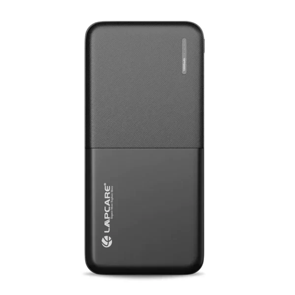 Lapcare Smart Tank Li-Polymer Fast Charging Power Bank (10000Mah) LPB-003 | Black - Image 2