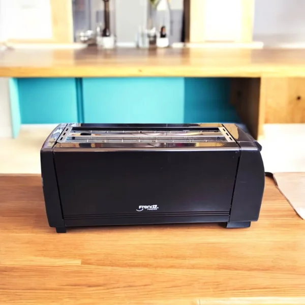 Frendz PT414 4 Slice Electric Pop Up Toaster Machine 1300W | Black