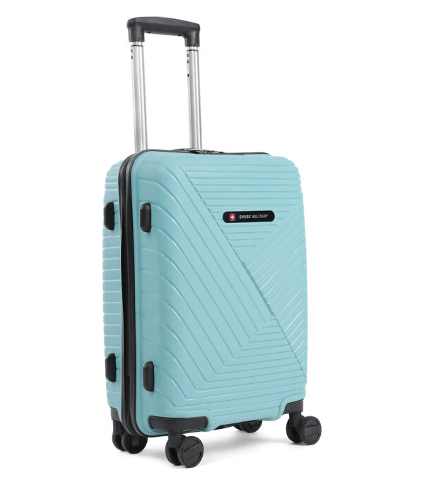 Swiss Military Zurich 55cm Hard Trolley Bag | 8 Wheels Suitcase | Travel Luggage Bag
