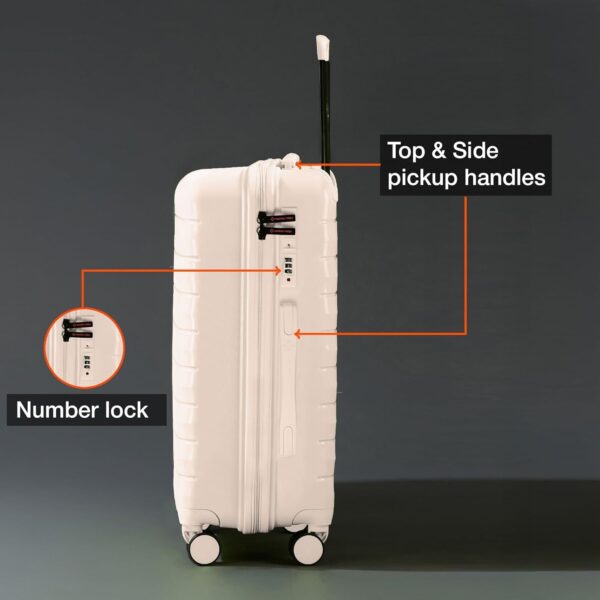 Nasher Miles Vienna Hard-Sided Polypropylene Check-in Luggage Bag 20 Inch 55CM - Image 4