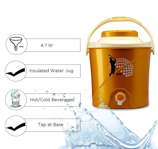 Milton Kool Stallion 5 Ltr Insulated Water Jug - Image 4