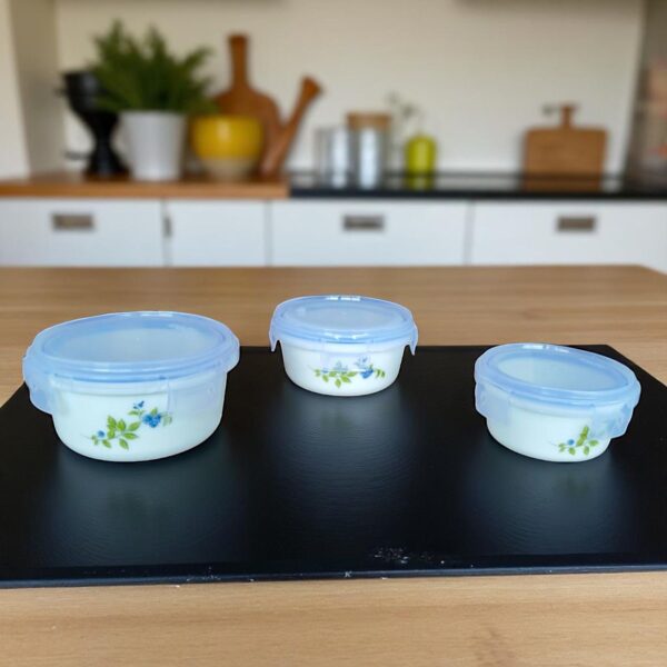 Cello Opalware Storage Container With Lid 3 Pieces Set - Image 3