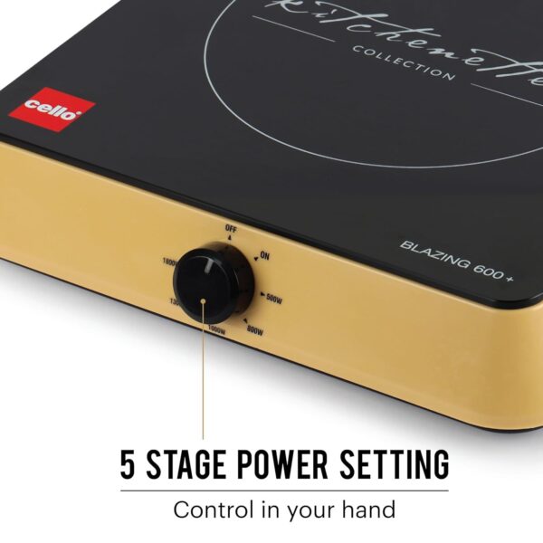 Cello Blazing 600+ 1800W Electric Induction Cooktop - Image 4