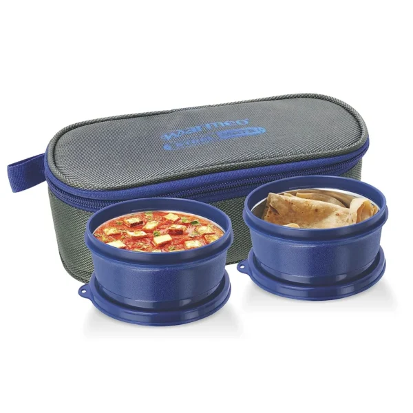 WARMEO Micro 2 Containers Stainless Steel Lunch Box