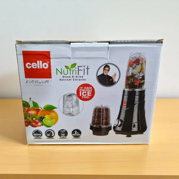 Cello Nutri Fit Blend N Grind Nutrient Extractor 400W - Image 2