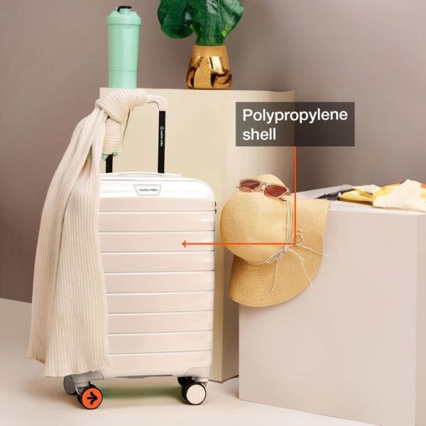 Nasher Miles Vienna Hard-Sided Polypropylene Check-in Luggage Bag 20 Inch 55CM - Image 2